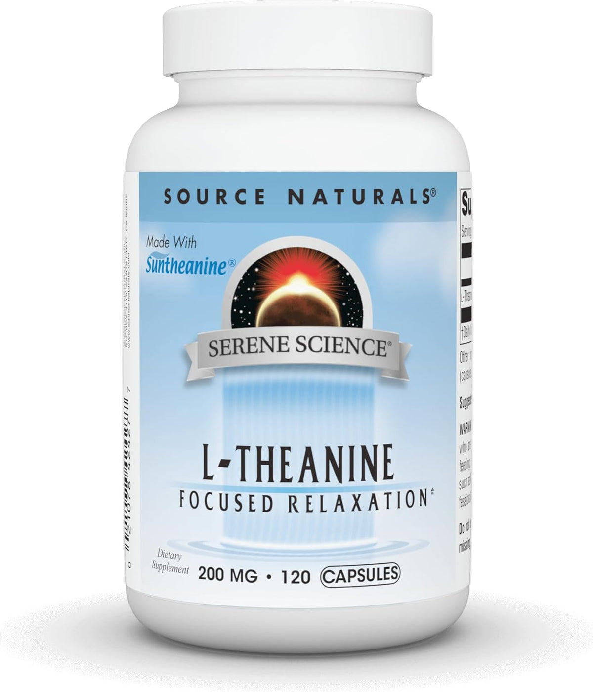 Source Naturals Serene Science L-Theanine, 200 mg, 120 Capsules - görsel 1