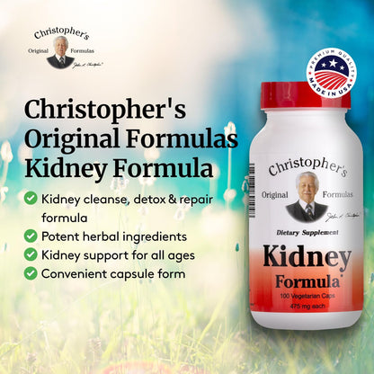 Christopher's Original Formulae Kidney Formula - Herbal Blend for Kidney Support