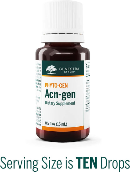Genestra Brands Acn-gen | Elm, Juniper, and Rosemary Herbal Supplement, 15 ml