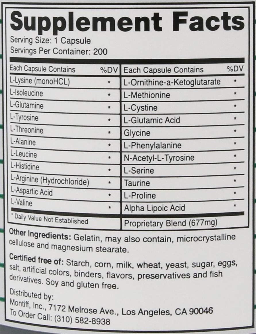 All Basic 677 mg 200 Capsules - görsel 2