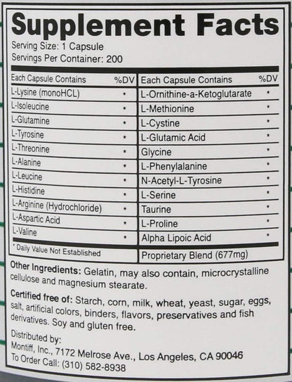 All Basic 677 mg 200 Capsules