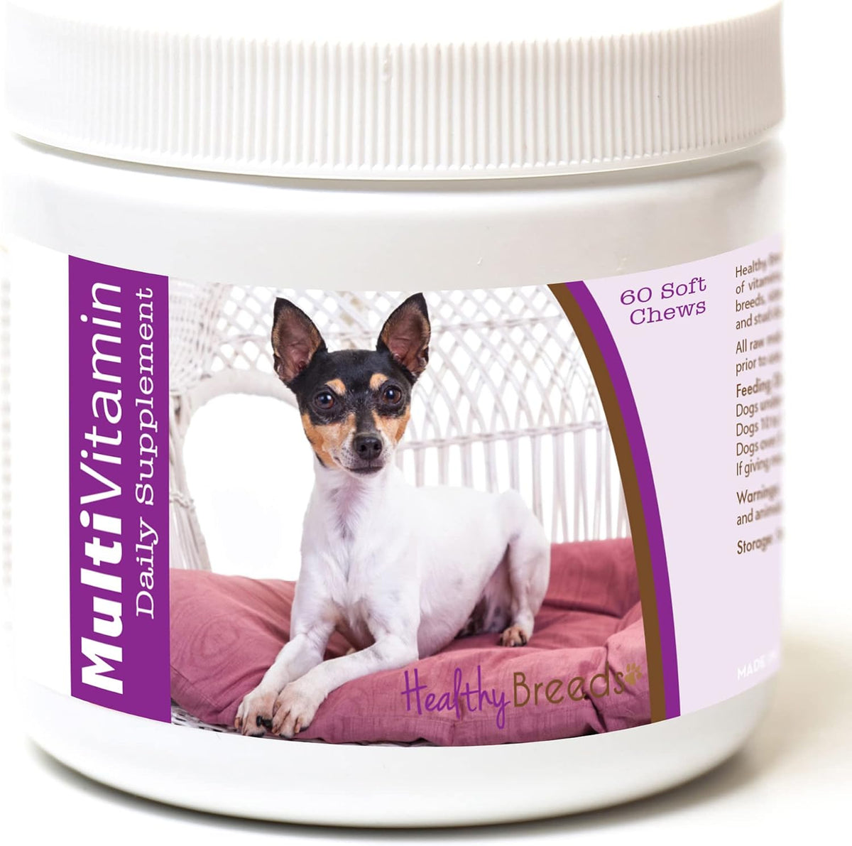 Healthy Breeds Toy Fox Terrier Multivitamin Soft Chews 60 Chews - görsel 1