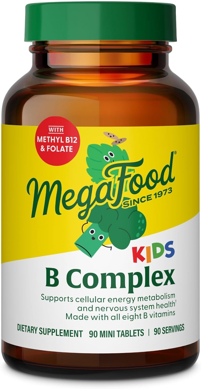 MegaFood Children's Vitamin B Complex – 90 Mini Tablets - görsel 1
