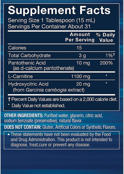 BodyTech L-Carnitine 1100mg – Supports Normal Energy Metabolism, Fatty Acid Metabolism & Muscle Function – Raspberry (473 ml)