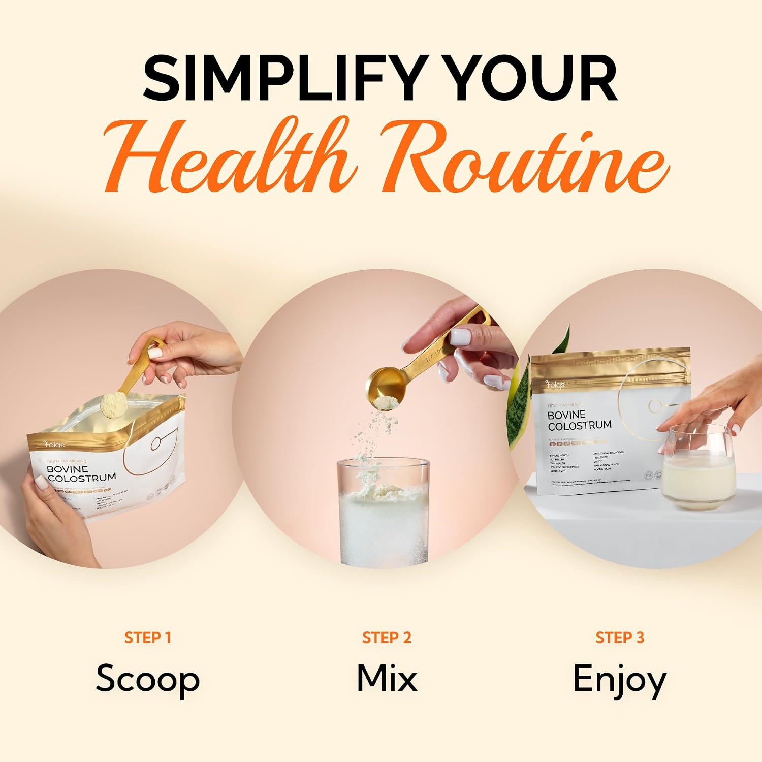 Bovine Colostrum Powder – First-Day Milking for Immune & Gut Support – 60 Servings - görsel 6
