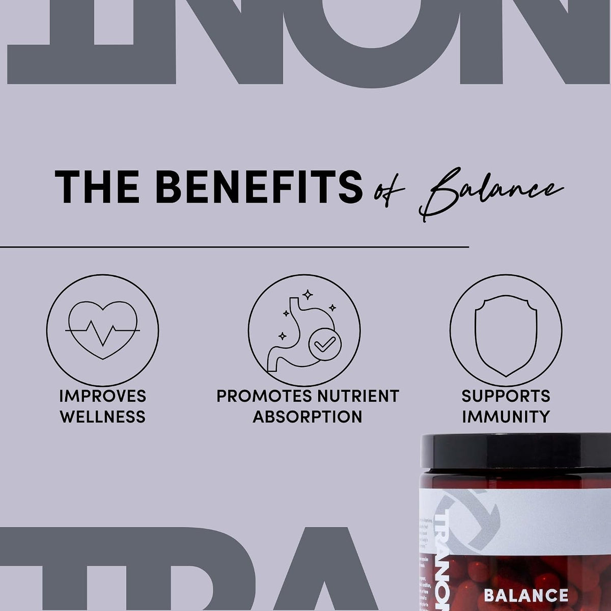 Tranont Balance | Multi-Mineral & Vitamin Supplement for Adults | 90 Capsules - görsel 2