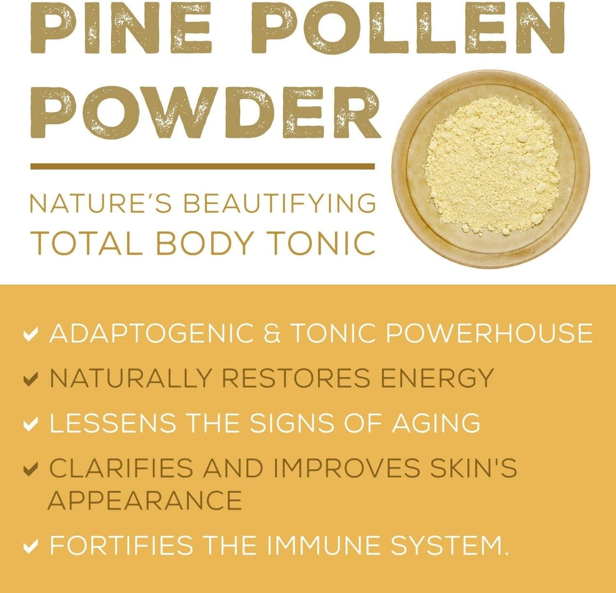 Surthrival Pine Pollen Powder (227g) - Wild Harvested - görsel 3