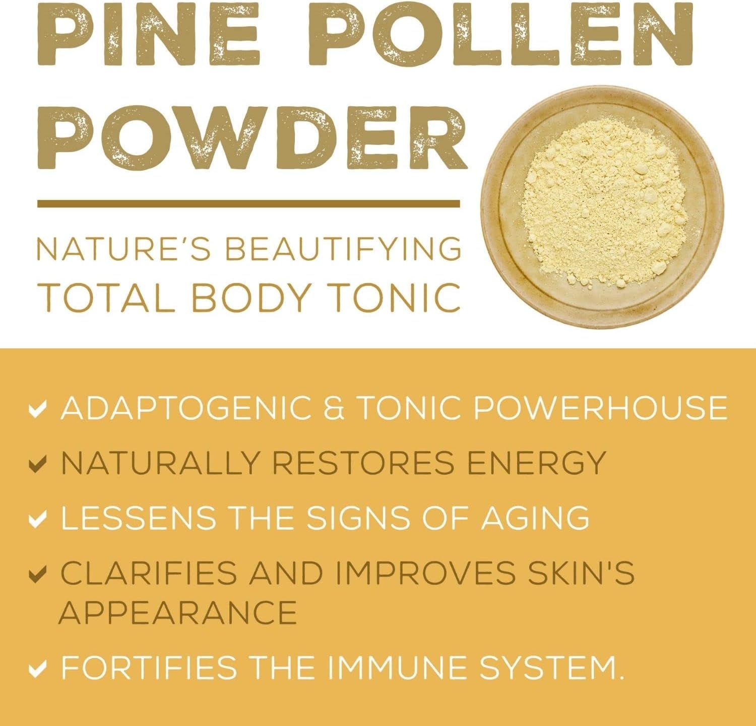 Surthrival Pine Pollen Powder (227g) - Wild Harvested - görsel 3