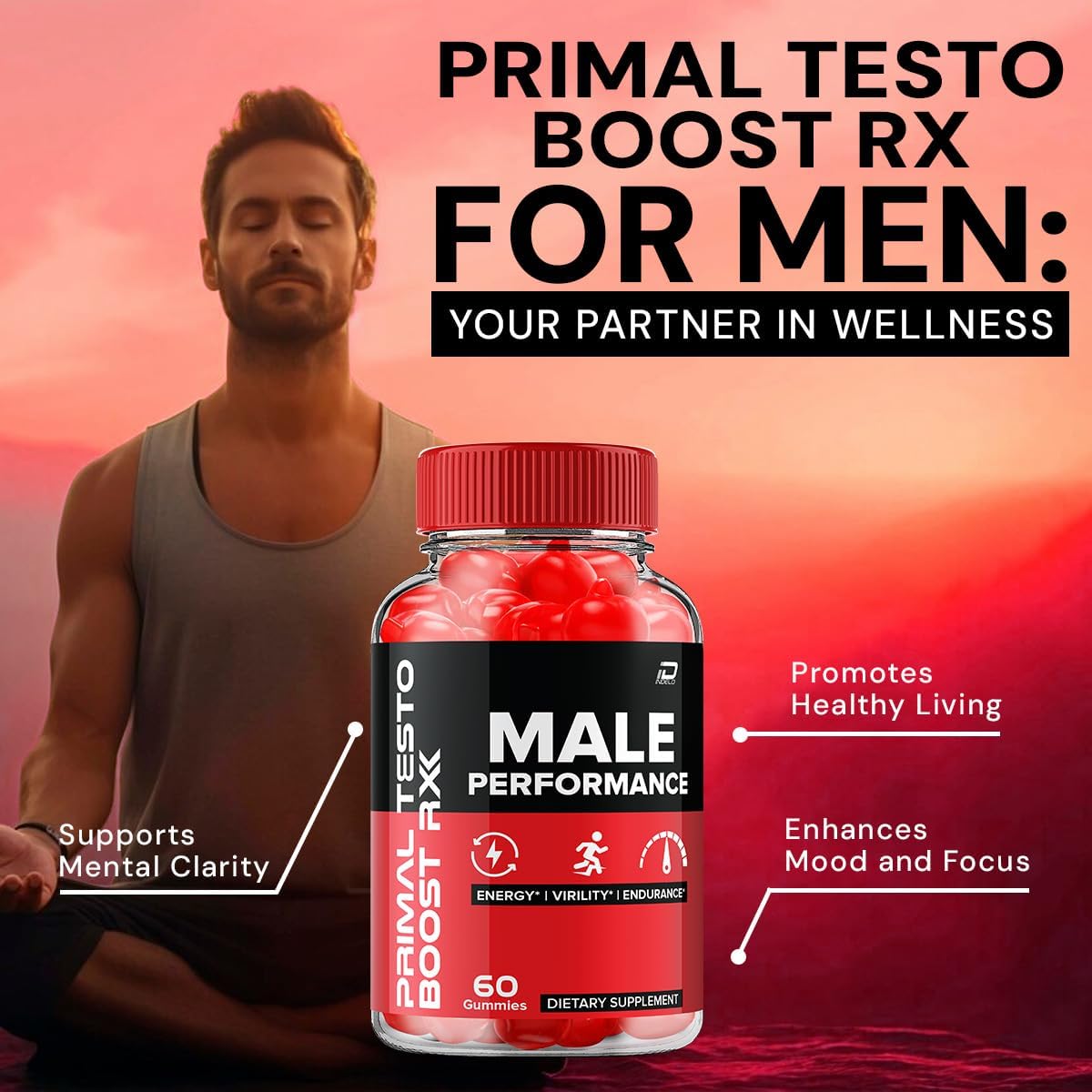 Primal Testo Boost RX ACV Gummies for Men – All-Natural Supplement - görsel 4