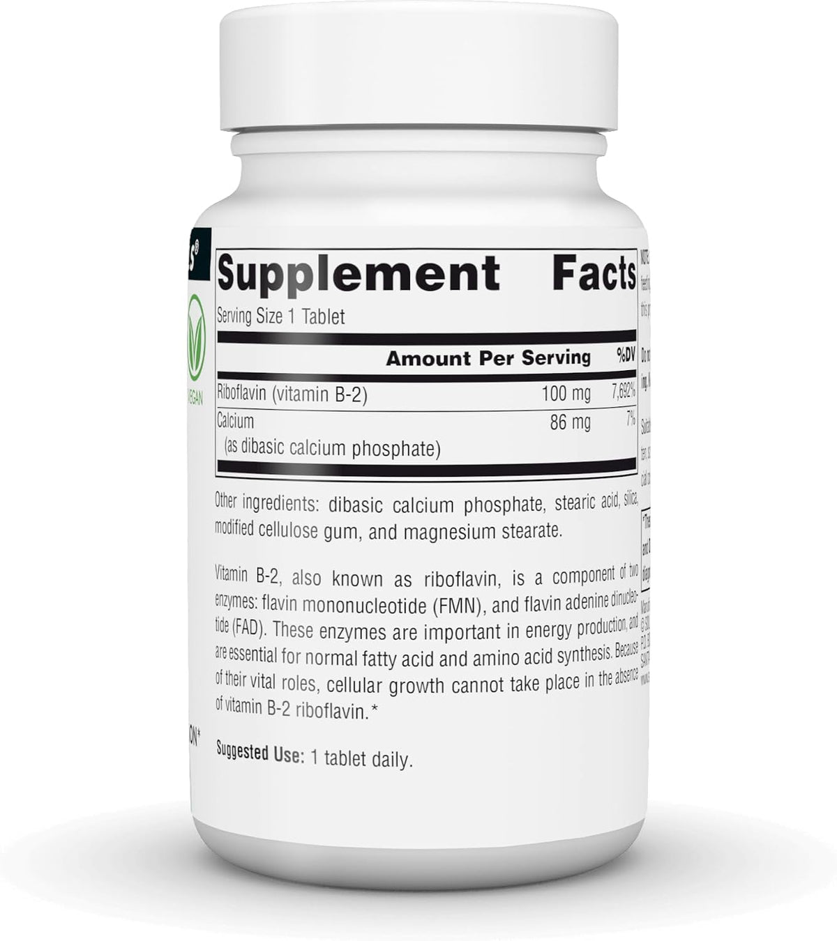 Source Naturals Vitamin B-2 Riboflavin 100 mg – 100 Tablets - görsel 3