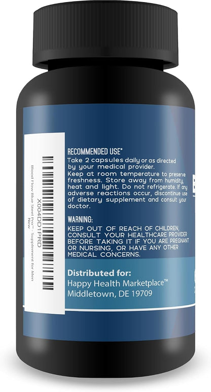 Blood Flow Blue Steel Pro – Blood Flow Support Capsules for Men