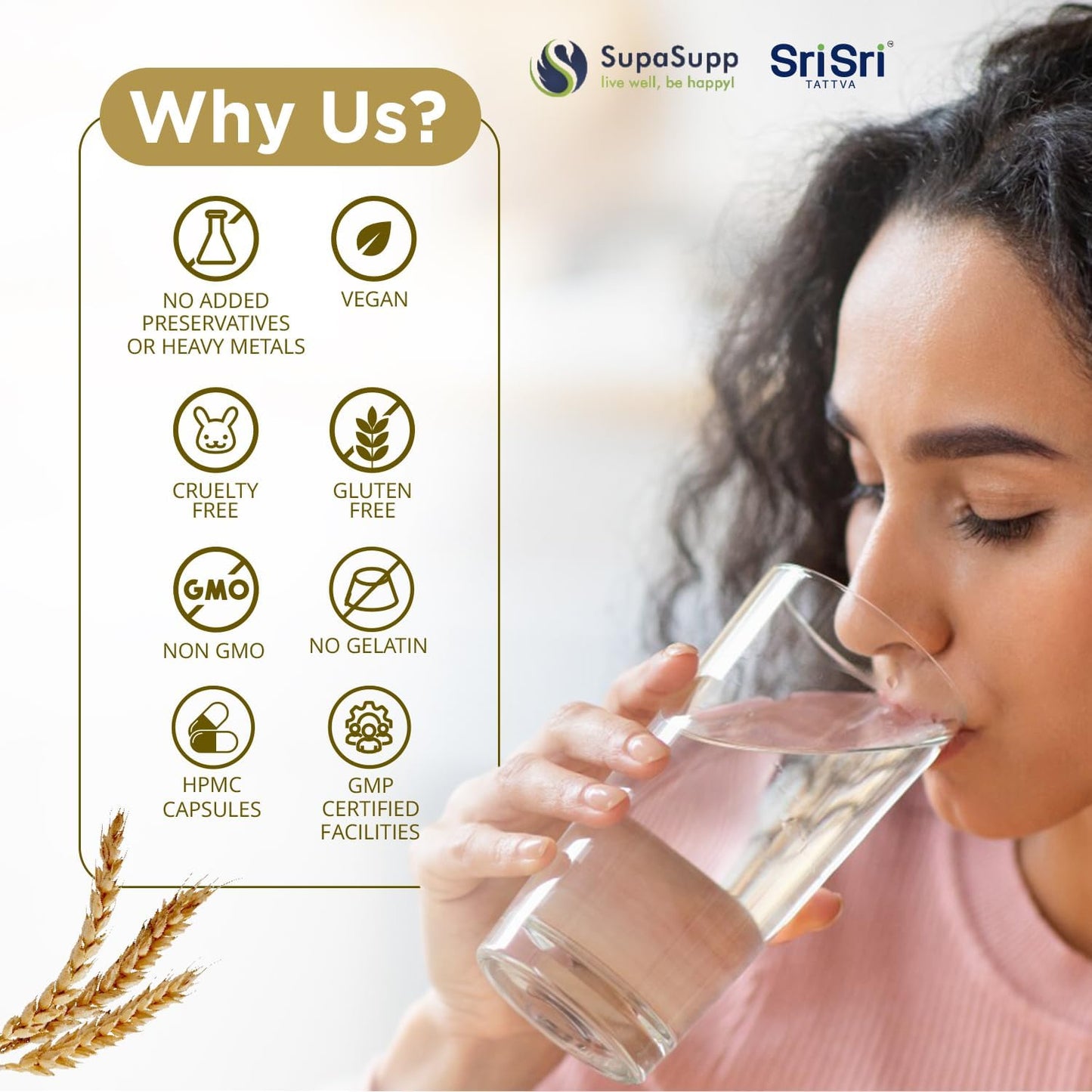 SRI SRI TATTVA VIT-E Wheat Germ Oil, 500mg (60 Capsules) - görsel 3