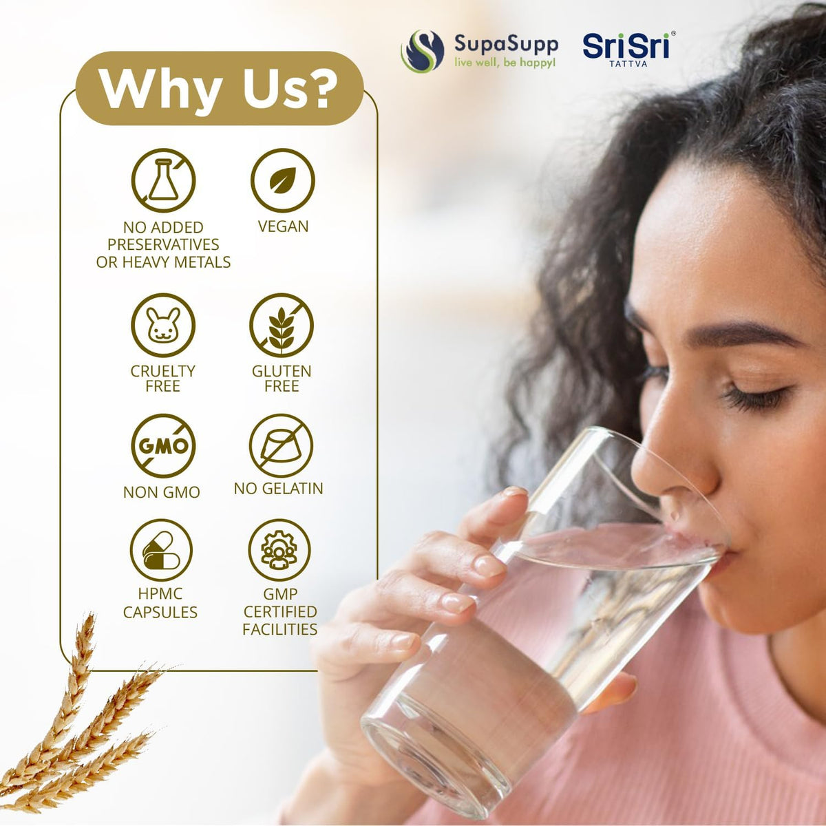 SRI SRI TATTVA VIT-E Wheat Germ Oil, 500mg (60 Capsules) - görsel 3