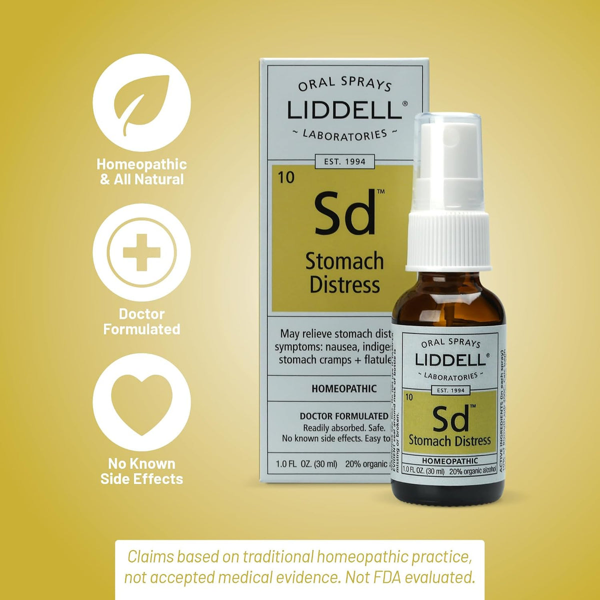 Liddell Stomach Distress, Homeopathic Remedy, 30 ml - görsel 5
