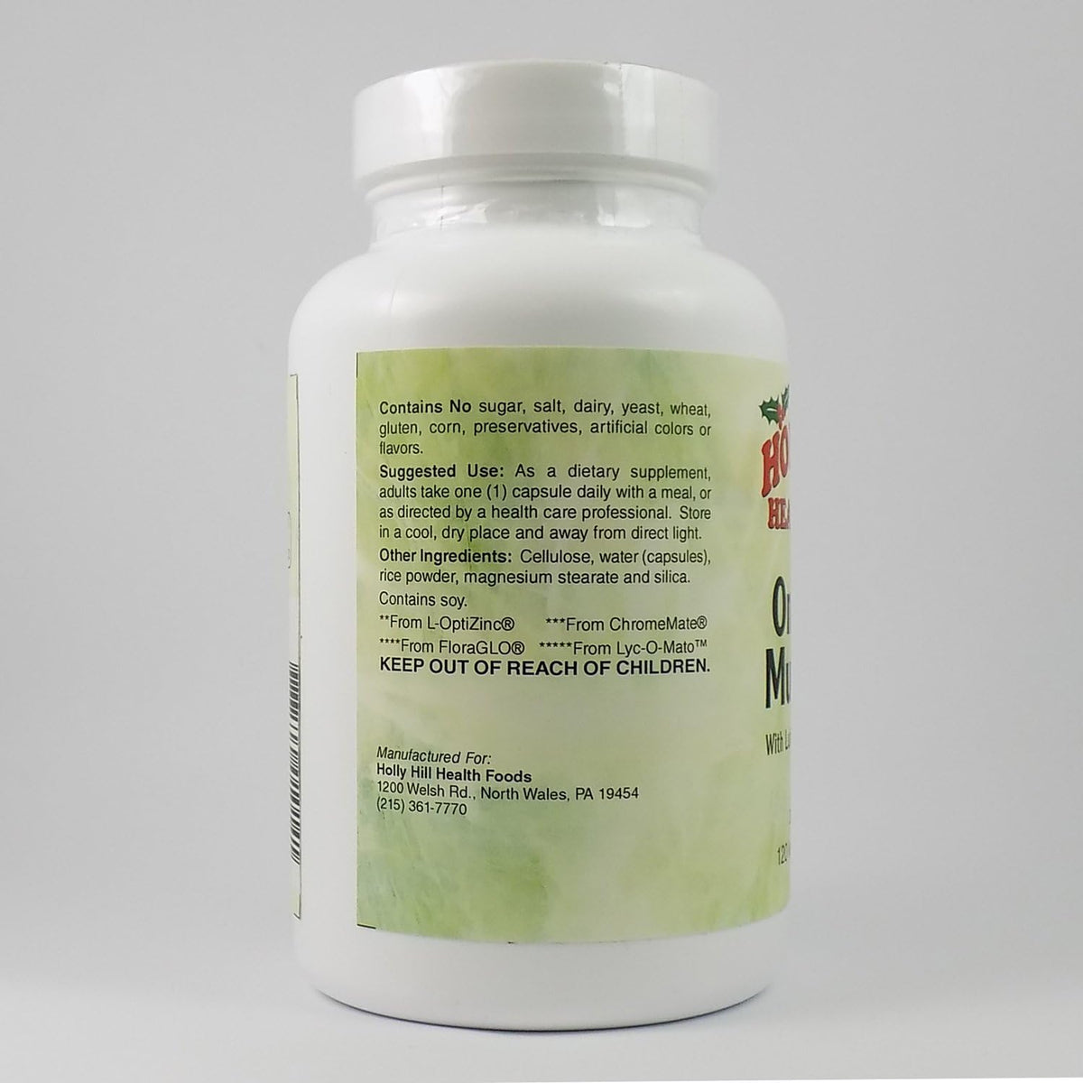 Holly Hill One-Daily Multi Caps, 120 Vegetarian Capsules - görsel 3