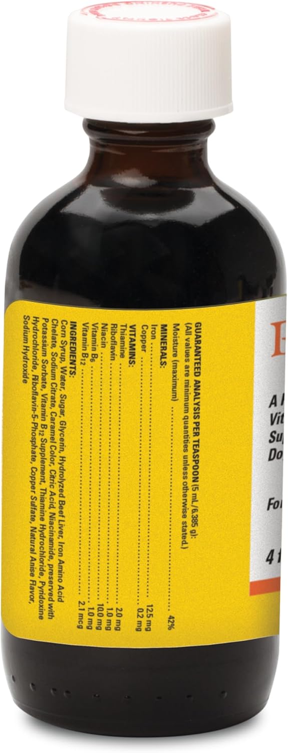Liquid Vitamin-Mineral Supplement for Dogs & Cats, Beef Liver Flavour, 118 ml - görsel 2