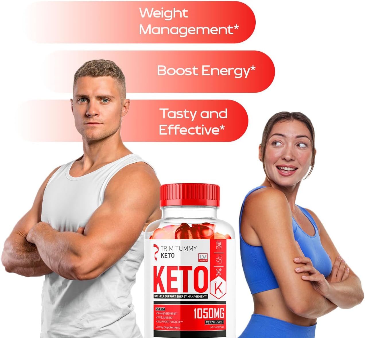 Trim Tummy Keto ACV Gummies 1050mg - görsel 2
