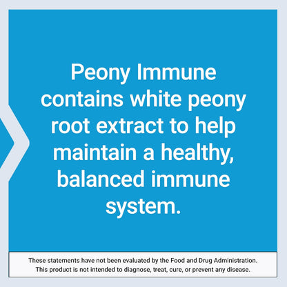 Life Extension Peony Immune – White Peony Root Extract for Immune Support, 60 Capsules