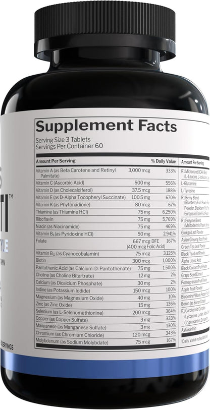 Rule 1 Proteins Men's Daily Multi - 180 Tablets, 60 Day Supply