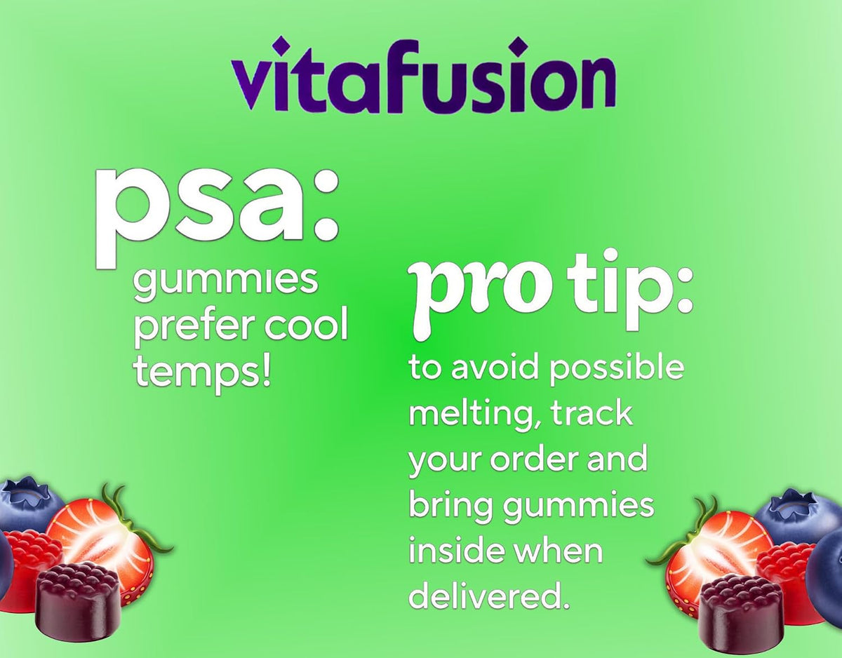 Vitafusion Women's Complete Multivitamin Gummies, Mixed Berry Flavour, 150 Gummies (3 Pack) - görsel 8