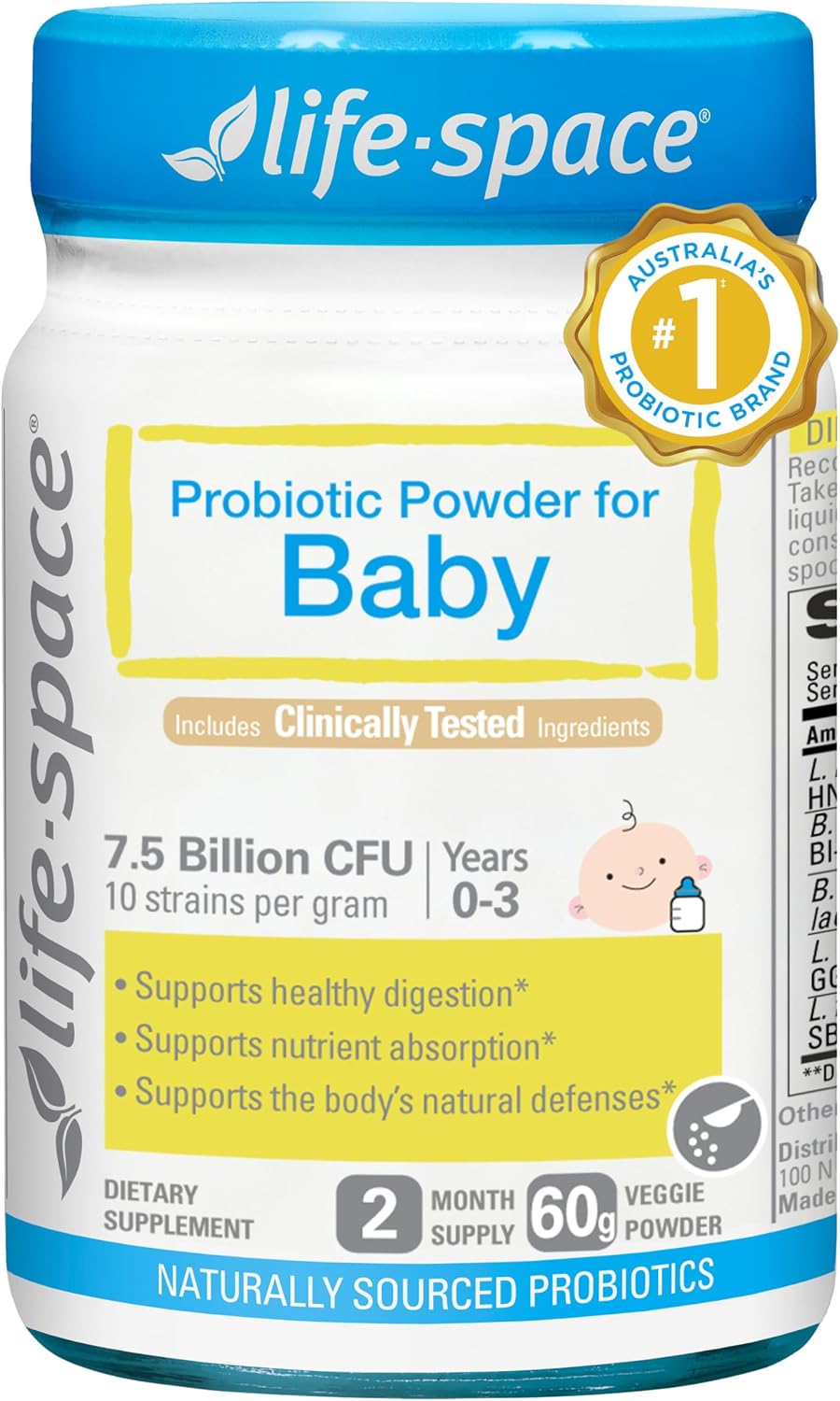 Life-Space Probiotic Powder for Babies 0–36 Months, 60g - görsel 1