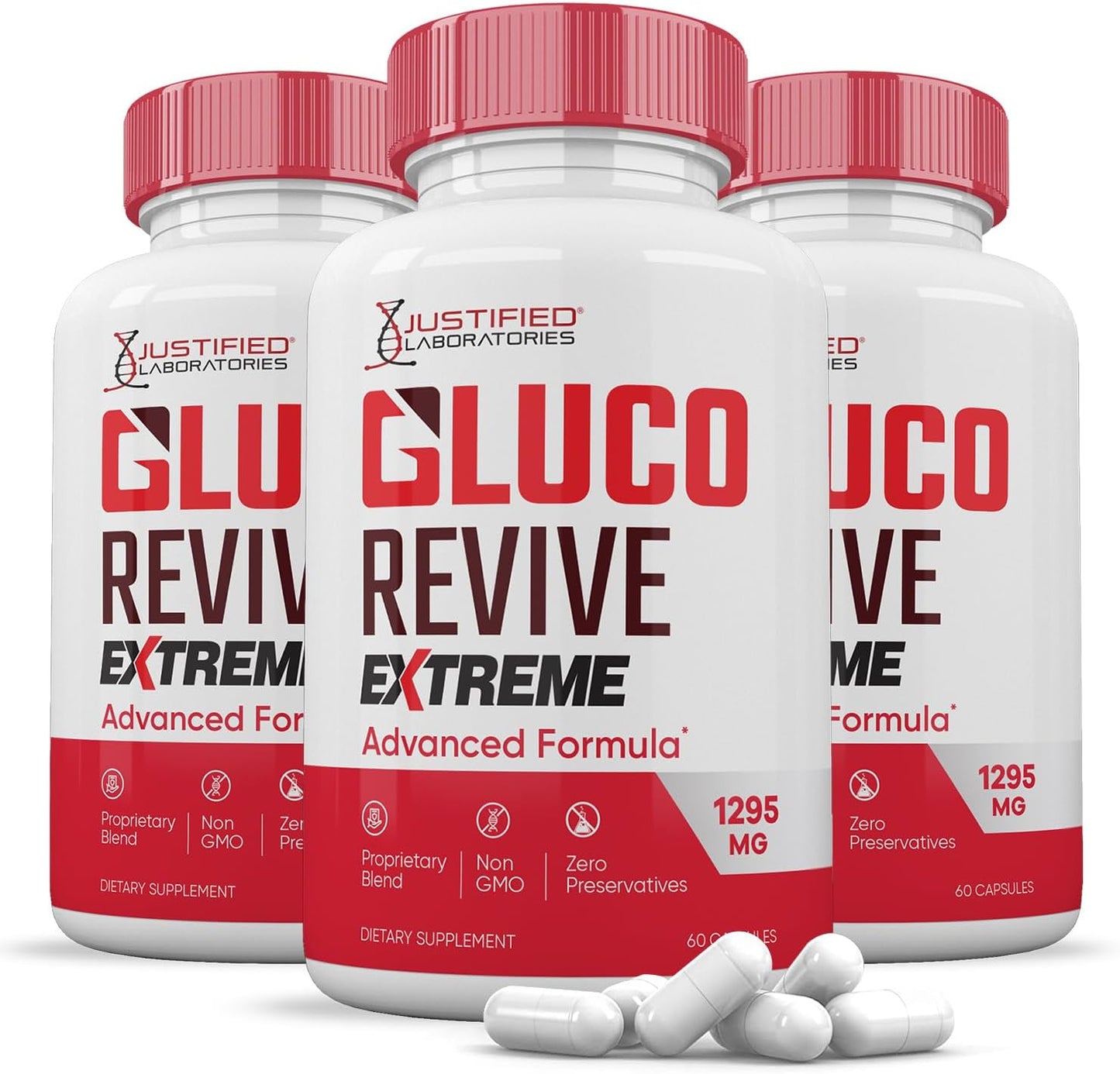 Gluco Revive Extreme 1295mg Capsules - Glyco Support Advanced Formula - görsel 10