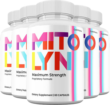 Mitolyn Capsules (5 Pack) | Advanced All-Natural Formula | 5 Month Supply