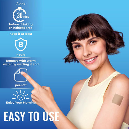 YETAIM Recovery Patches, 48 Pack, Energy Boost & Fast Recovery – Clear Blue