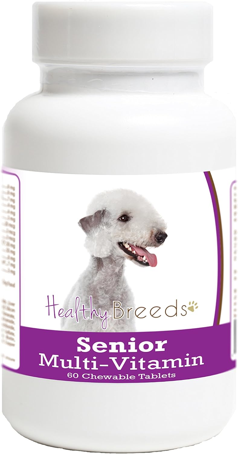 Healthy Breeds Bedlington Terrier Senior Dog Multivitamin Tablets 60 Count - görsel 1
