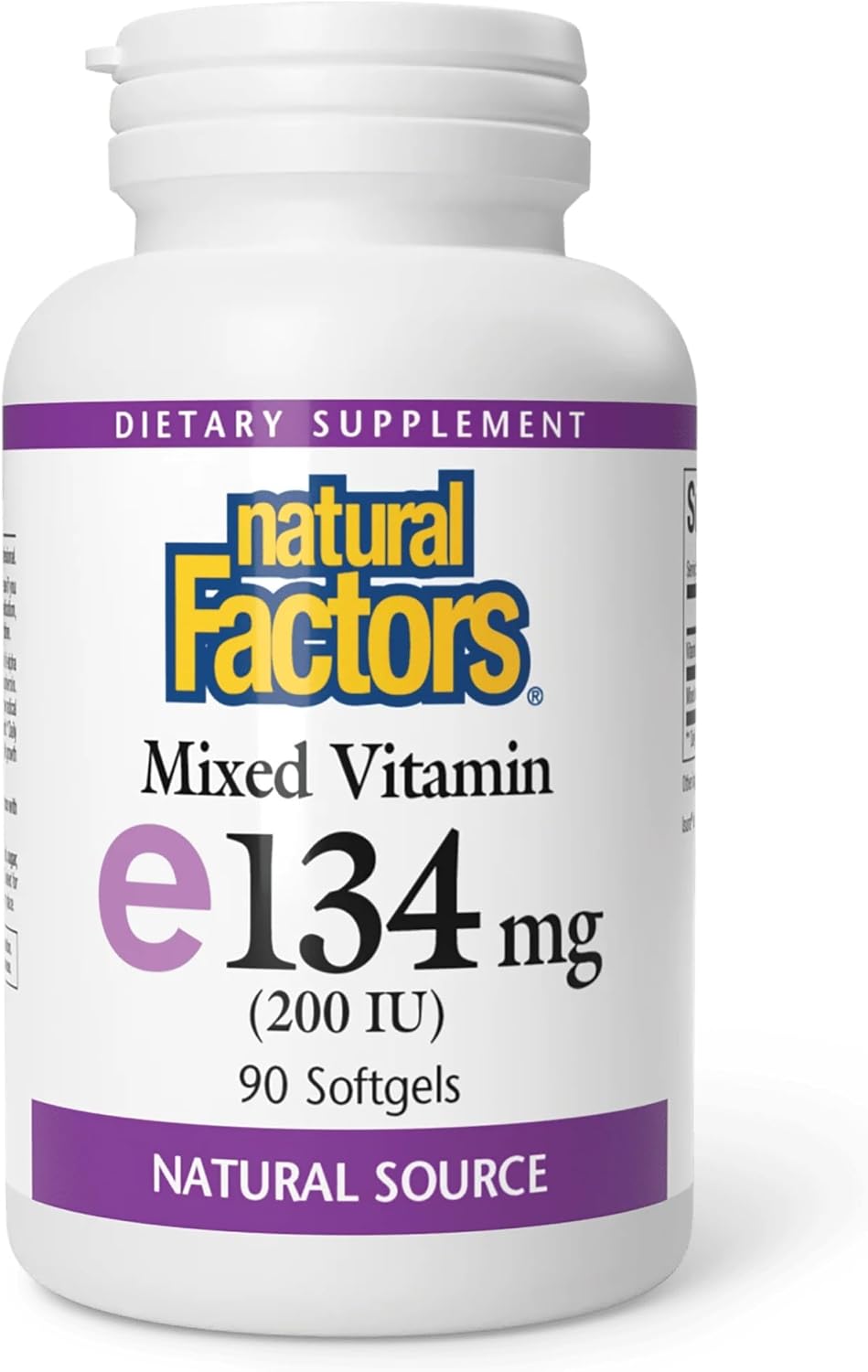 Natural Factors Mixed Vitamin E 134 mg (200 IU) - 90 Softgels - görsel 1
