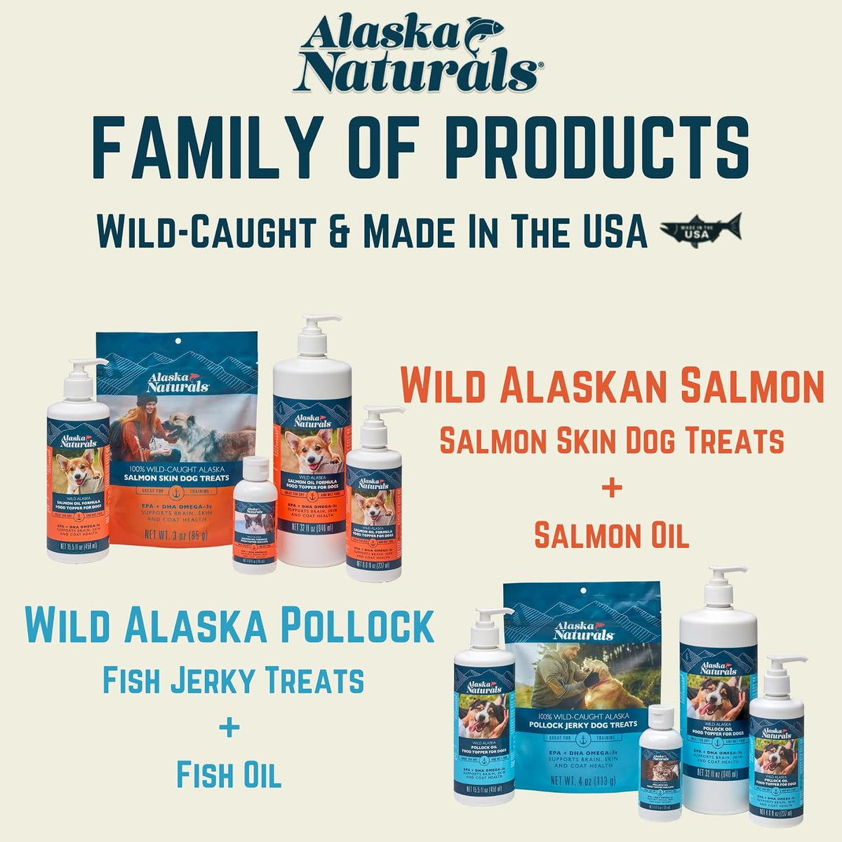 Alaska Naturals Wild Alaskan Salmon Fish Oil Supplement for Dogs Skin and Coat with EPA DHA Omega 3 Fatty Acids Liquid Food Topper 946 ml - görsel 7
