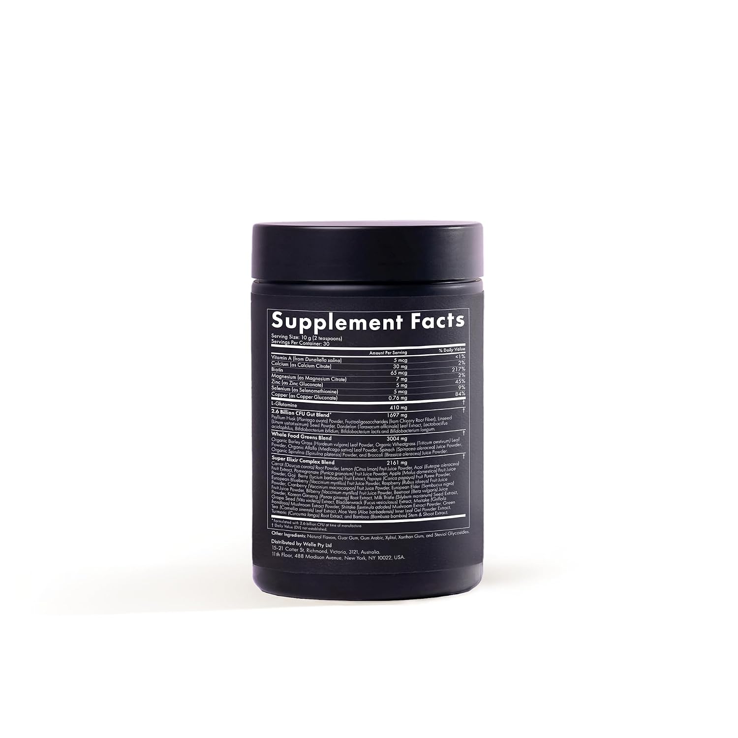 WelleCo The Super Elixir Daily Greens Powder, Mixed Berry (300g) - görsel 3