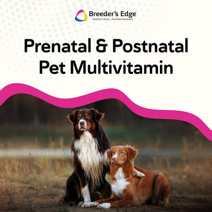 Breeder’s Edge Breed to Wean, Prenatal and Postnatal Multivitamin for Dogs & Cats, 100ct – Image 4