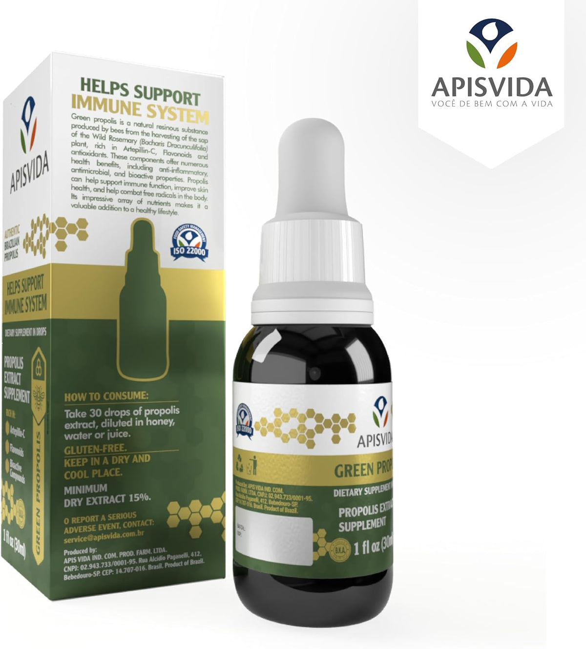 APIS VIDA Green Propolis Extract AP60 Propoflex 30 ml - görsel 7