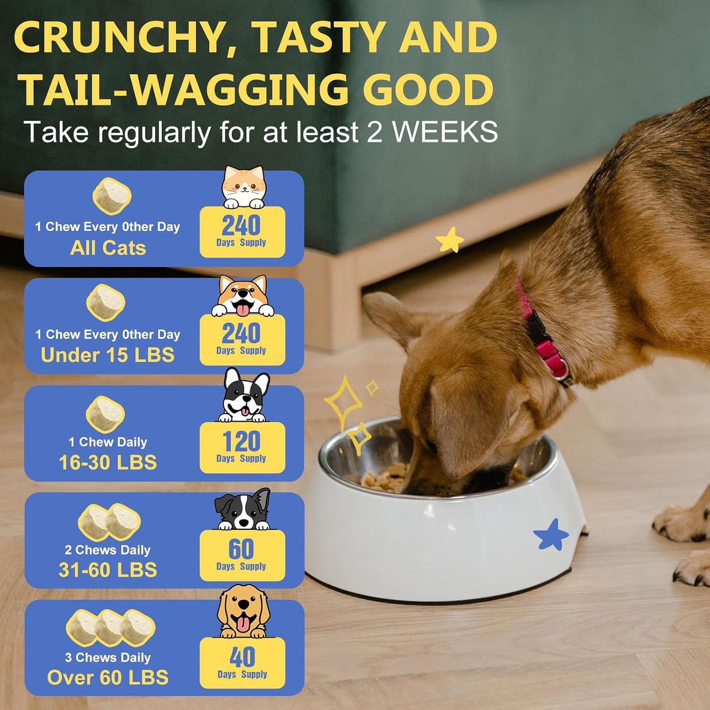 NATURE TARGET Dog Multivitamin Freeze-Dried Chicken Chews - 120 Count - görsel 8