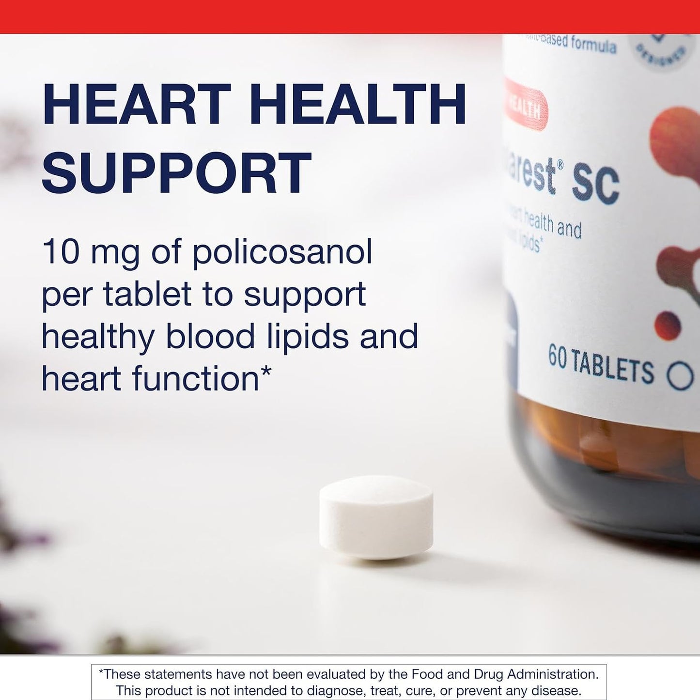 Metagenics Cholarest SC – Policosanol Food Supplement for Cardiovascular Support – 60 Tablets - görsel 3