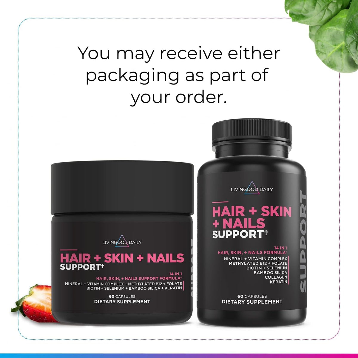 Livingood Daily Hair, Skin & Nails – Provides antioxidant protection: Selenium and copper contribute to the – Image 8