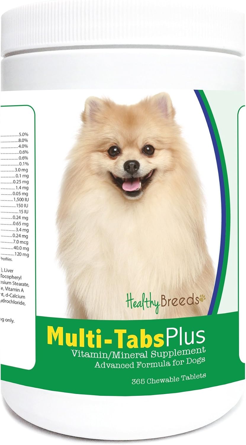 Healthy Breeds Pomeranian Multi-Tabs Plus Chewable Tablets 365 Count - görsel 1
