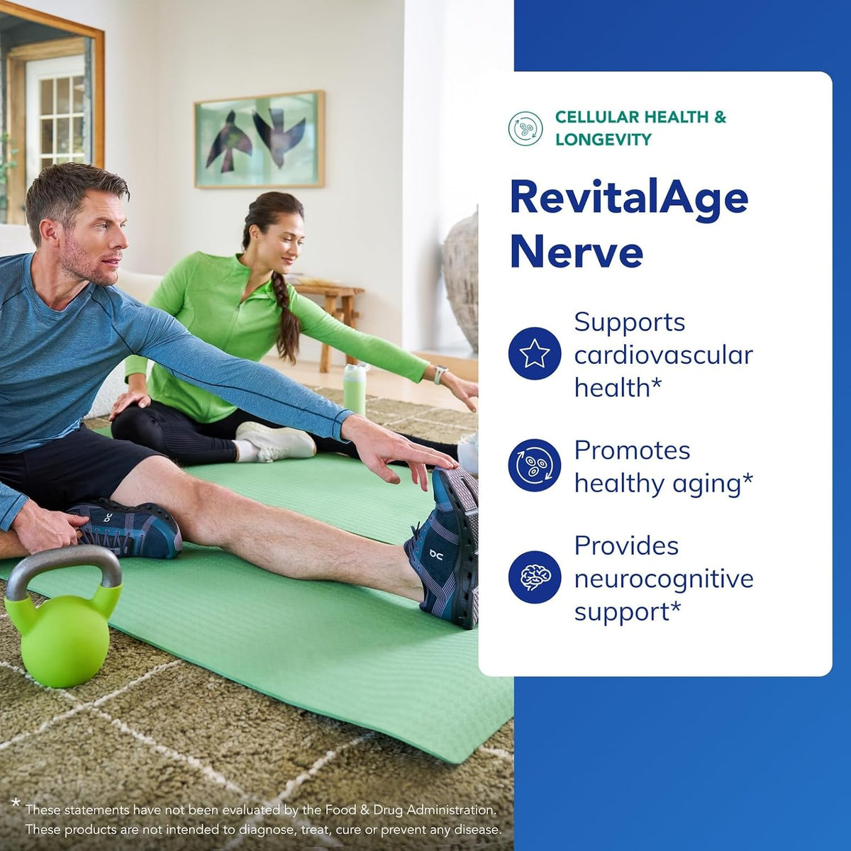 Pure Encapsulations Revita-Age Nerve – Hypoallergenic Food Supplement for Nerve, Cardiovascular & Neurocognitive Support (120 Capsules) - görsel 3