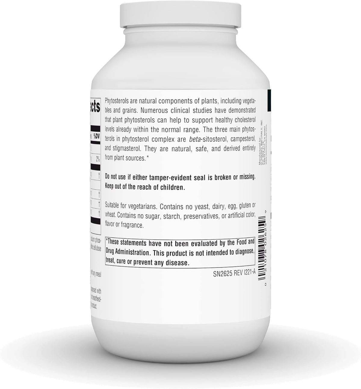 Source Naturals Mega Strength Beta Sitosterol, Plant Sourced, 375mg - 240 Tablets - görsel 3