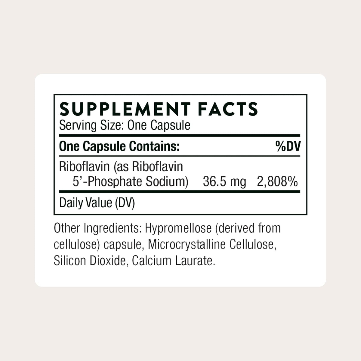 THORNE Riboflavin 5'-Phosphate – Bioactive Vitamin B2 Supplement, 60 Capsules - görsel 2
