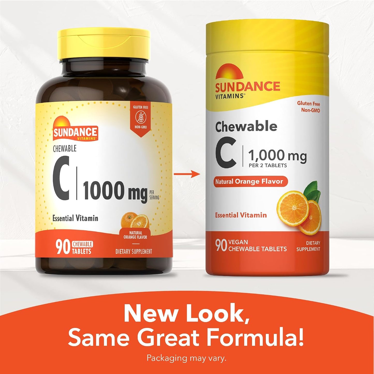 Sundance Chewable Vitamin C 1000mg | 90 Tablets | Natural Orange Flavour | Vegan, Non-GM & Gluten-free Supplement - görsel 7
