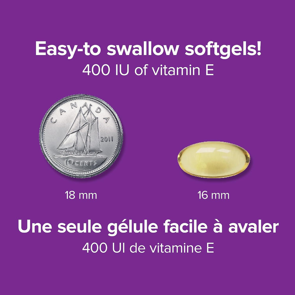 Webber Naturals Vitamin E Natural Source Soft gel capsule, 400 IU, 120 Softgels - görsel 5