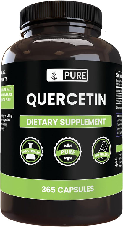 Pure Original Ingredients Quercetin (365 Capsules)