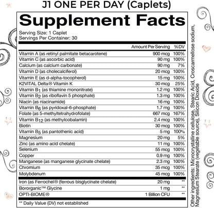 Bariatric Eating J1 Once Daily Bariatric Multivitamin Tablets (30-Day Supply)