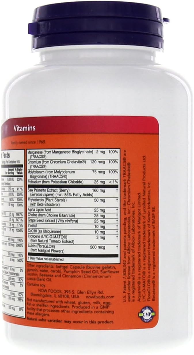 NOW Foods Adam Men's Multivitamin 90 Softgels (Pack of 2) - görsel 4