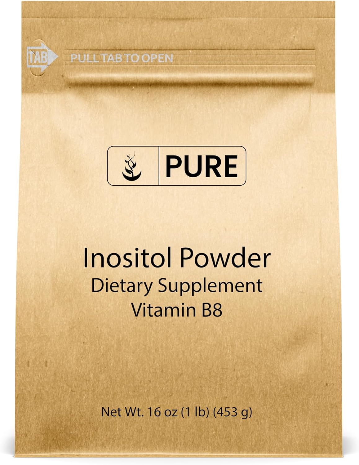 Pure Original Ingredients Inositol (Vitamin B8) Powder (454 g) Always Pure, No Fillers Or Additives - görsel 1