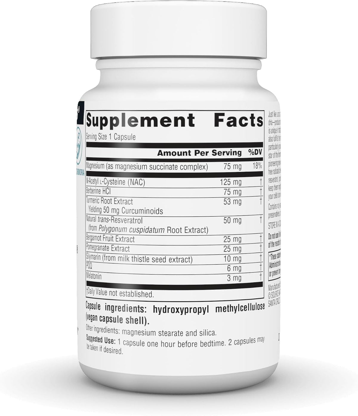 Source Naturals MitoNight® with Melatonin, Nighttime Care for Mitochondrial Repair - 30 Capsules - görsel 5