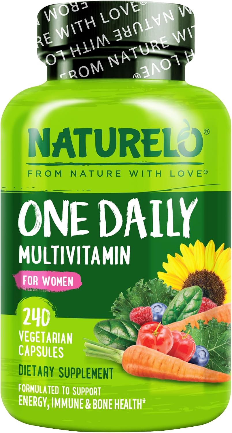 NATURELO One Daily Multivitamin for Women – Plant-Based, Bioactive Nutrients, 240 Capsules - görsel 1