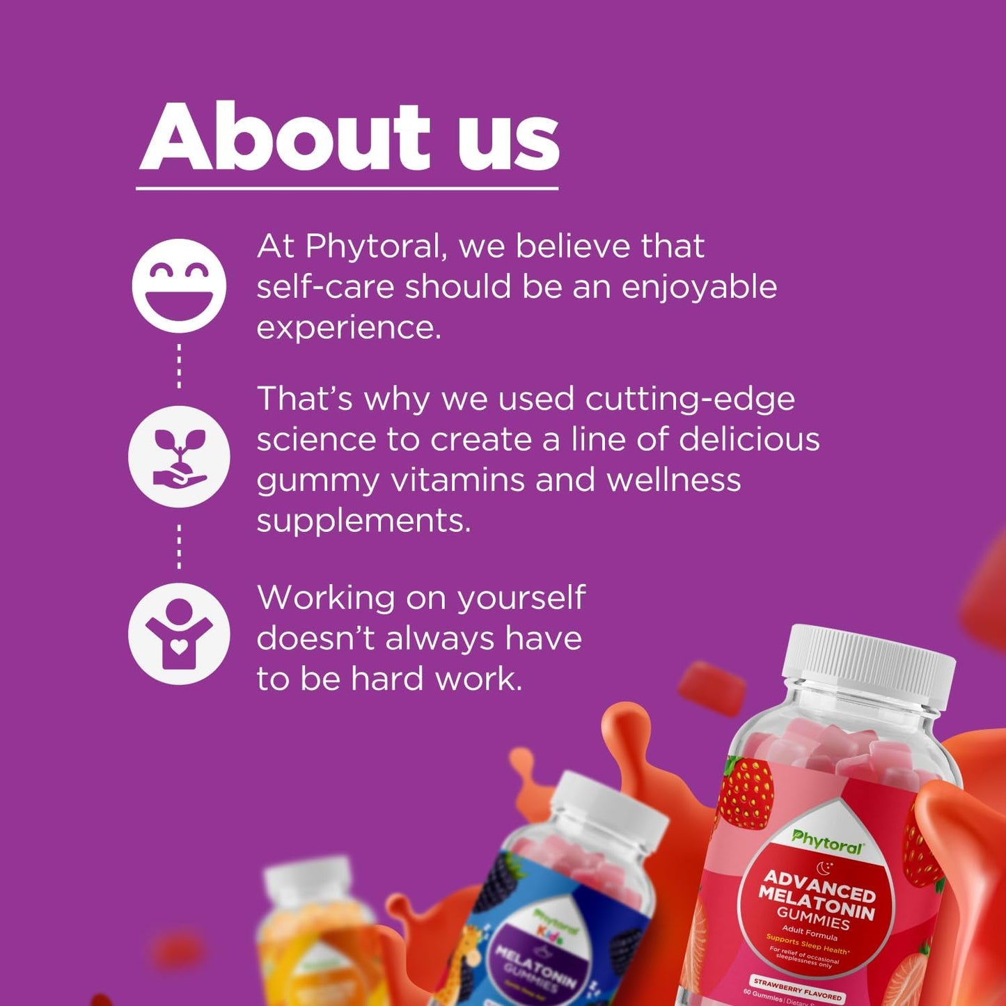 Phytoral Kids Iron Gummies with Vitamin C – Multivitamin for Immunity & Energy - görsel 6